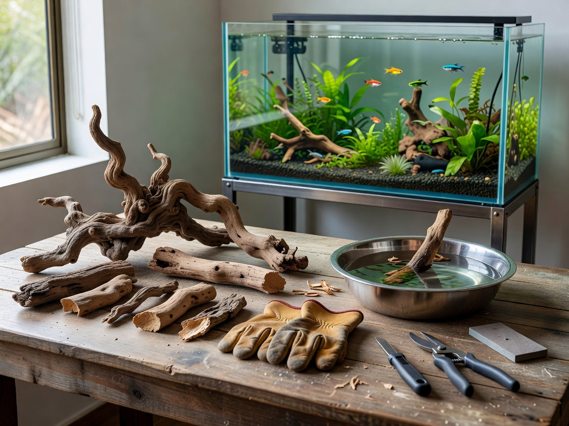 Driftwood for Fish Tanks: Selection and Preparation Guide