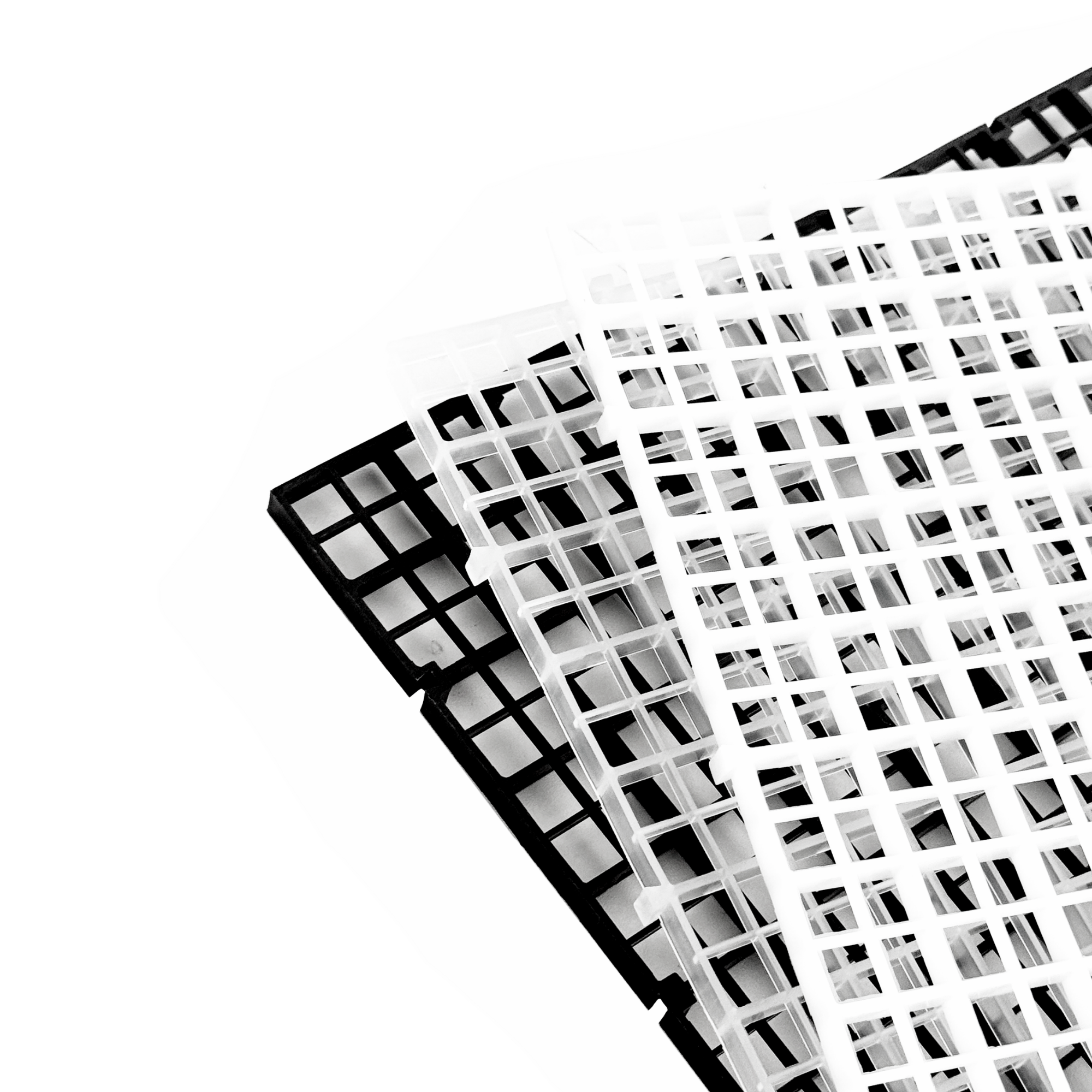 Aquatees Aquarium Egg Crate Fish Tank Grid Dividers (4 Pack)