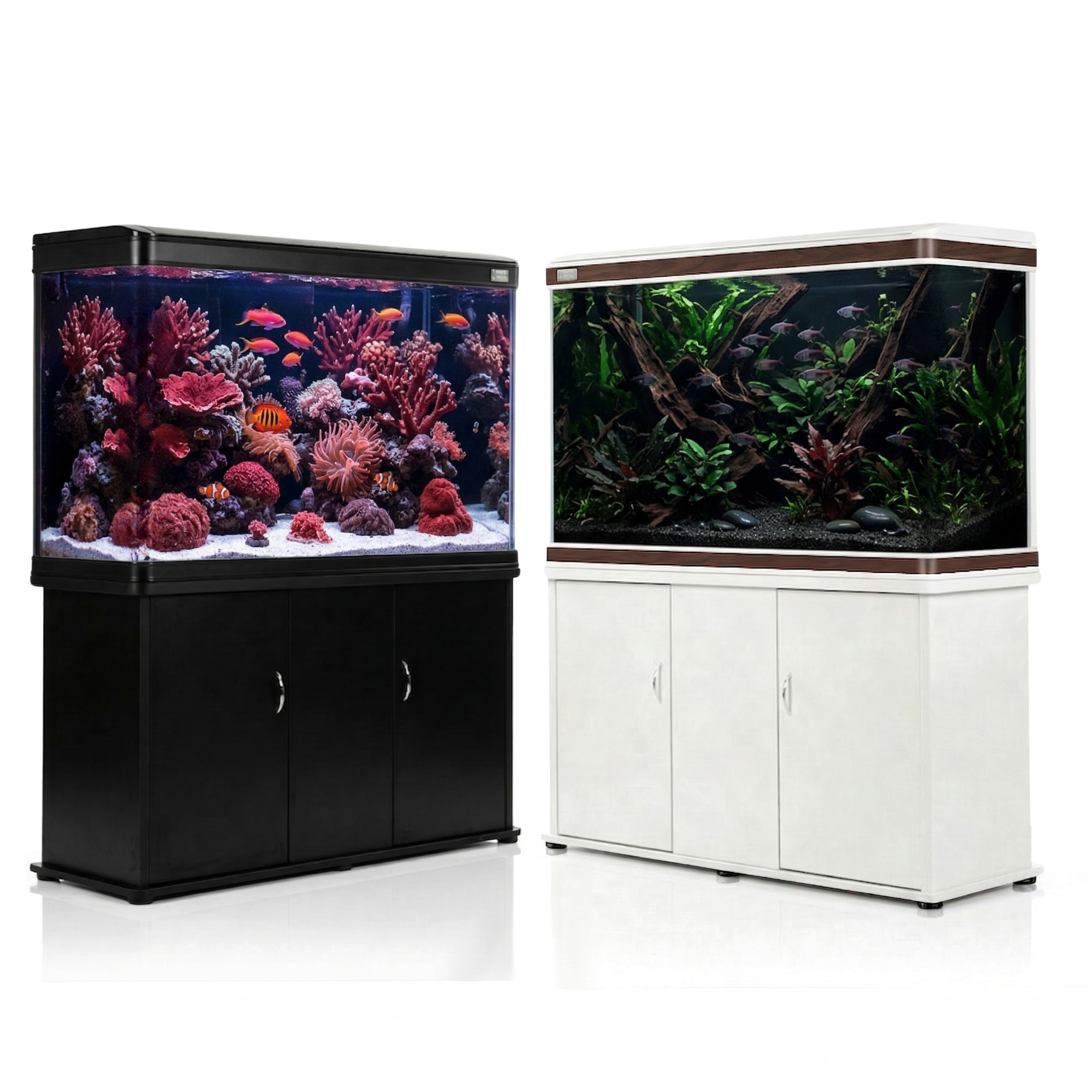 Aquatees D1000 | 100cm Luxury Aquarium & Integrated Storage Cabinet