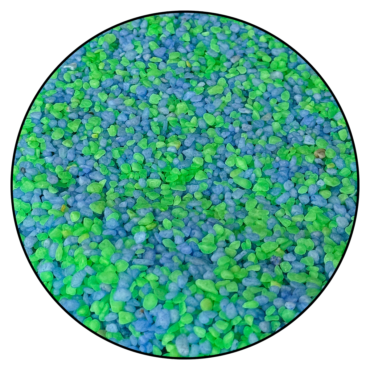 Aquatees Green Mix Aquarium Sand | 1 KG