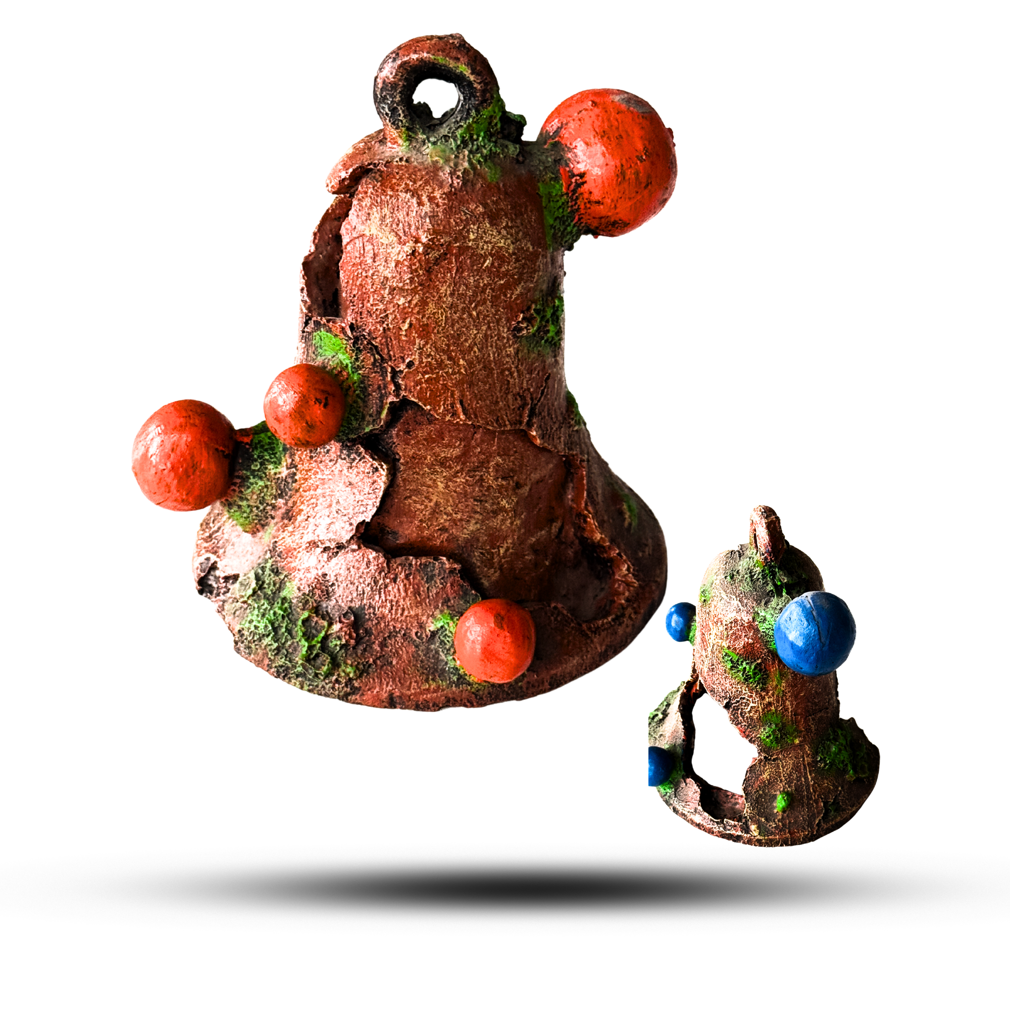 Aquatees Bell Resin Aquarium Ornament