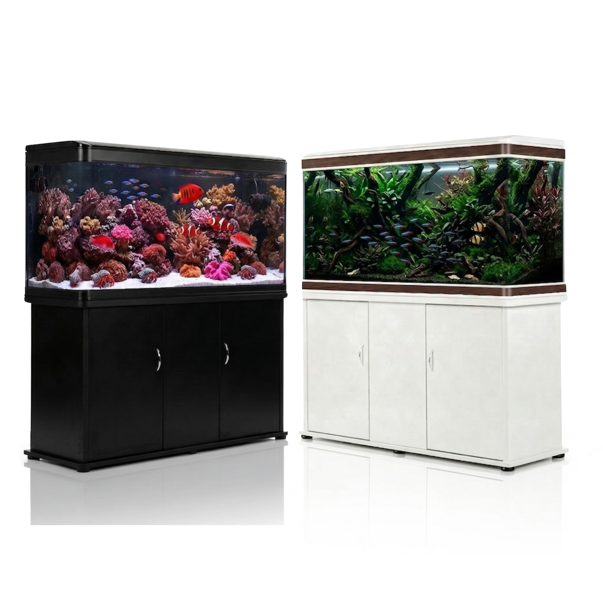 Aquatees D1000 | 100cm Luxury Aquarium & Integrated Storage Cabinet
