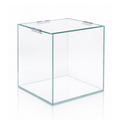 Aquatees Super Clear Rimless Tall Square Fish Tank | 31L