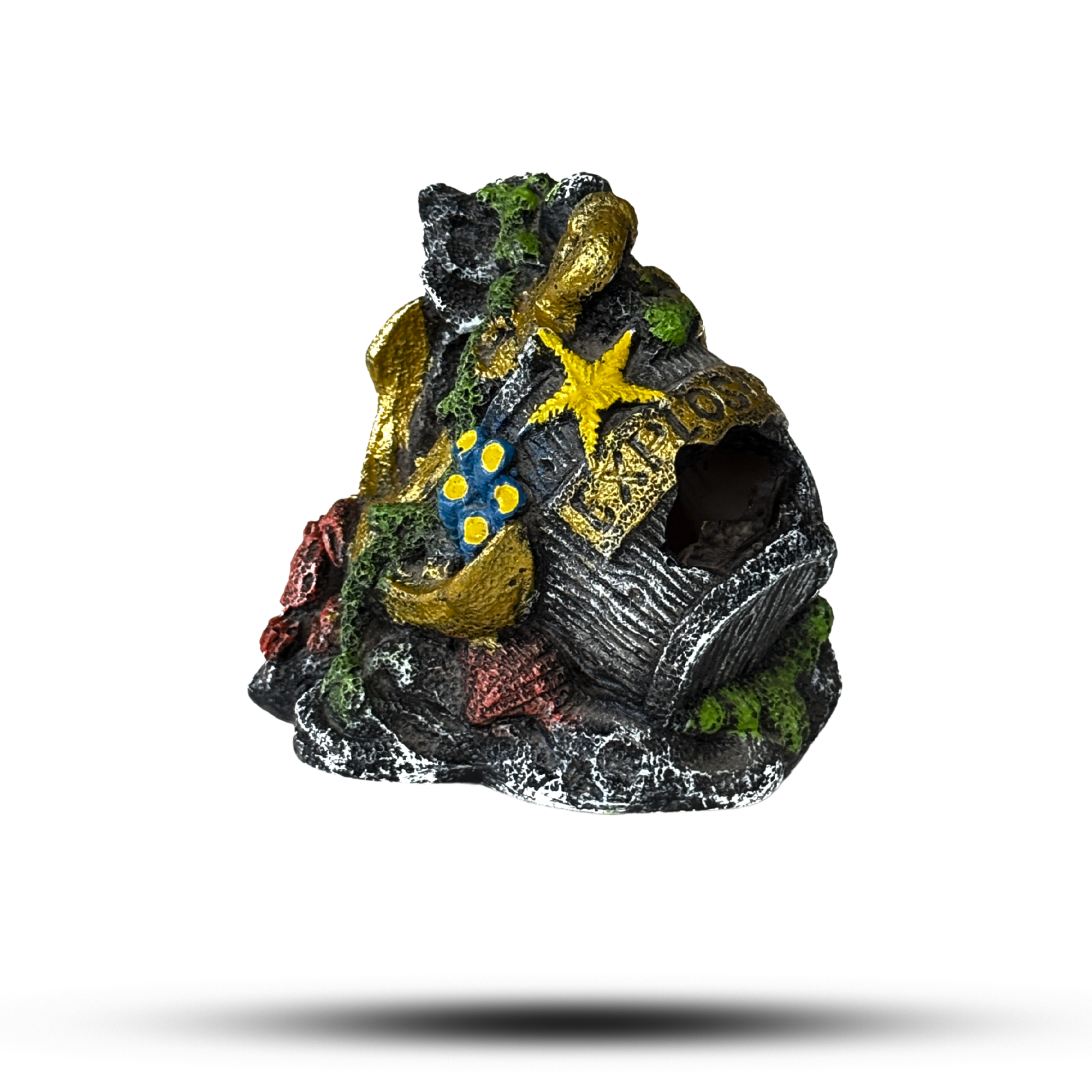 Aquatees Shipwreck Anchor Resin Aquarium Ornament