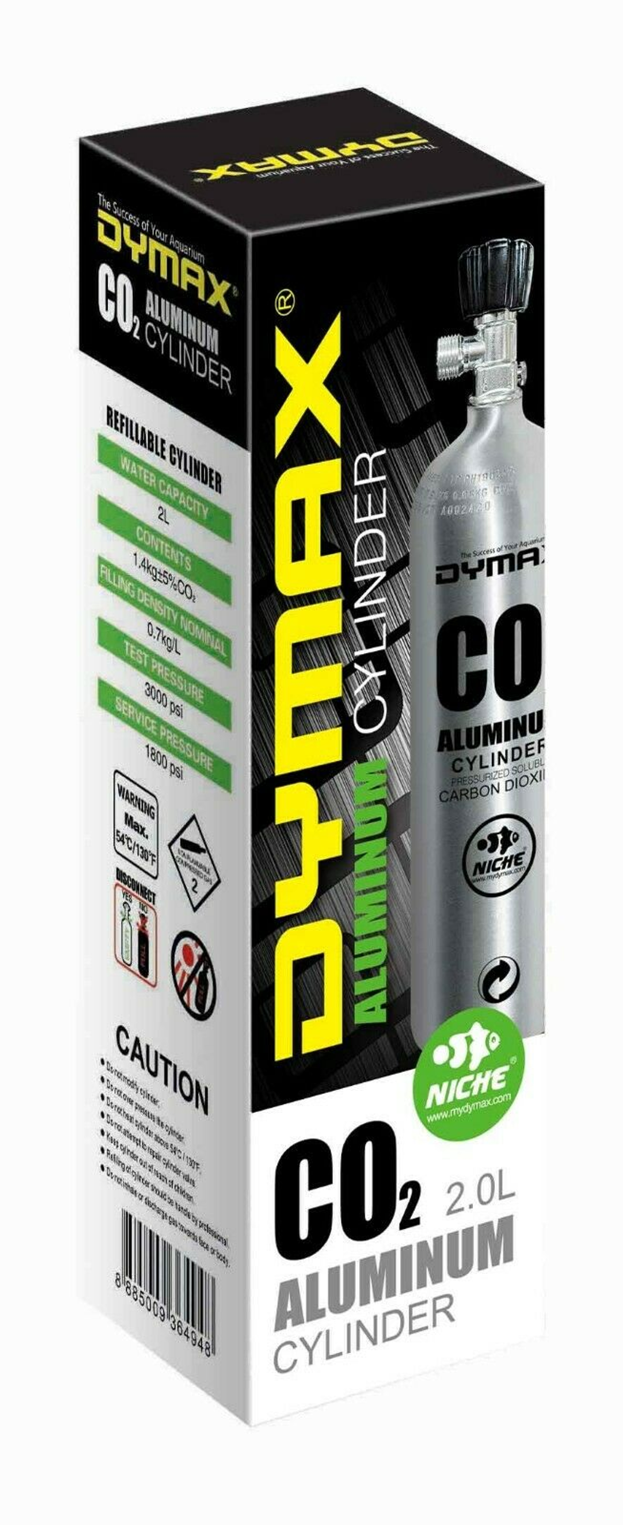 Dymax Co2 Aluminum Cylinder