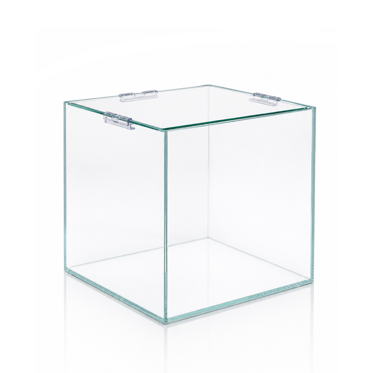 Aquatees Super Clear Rimless Square Fish Tank | 27L