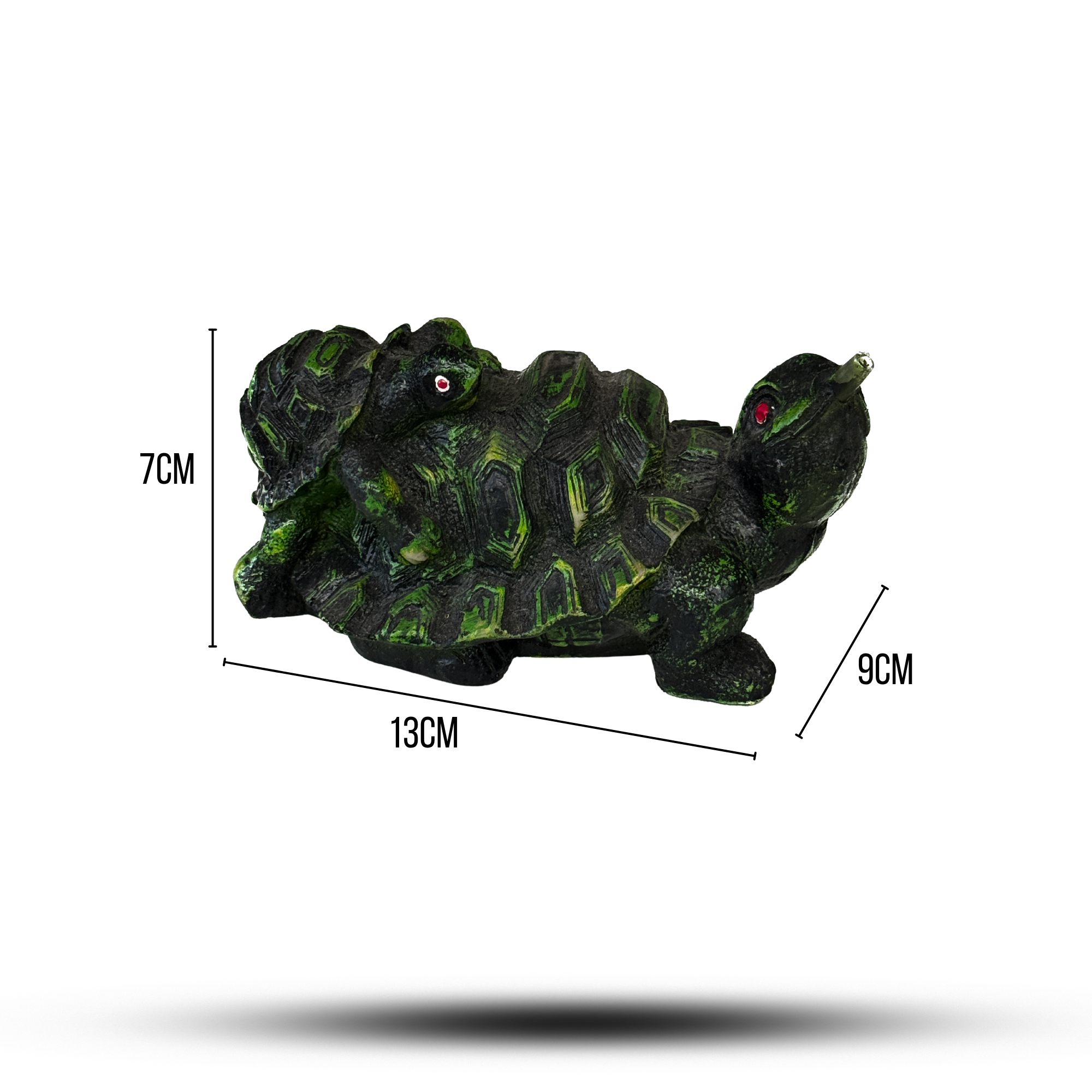 Aquatees Turtle Family Resin Aquarium Ornament