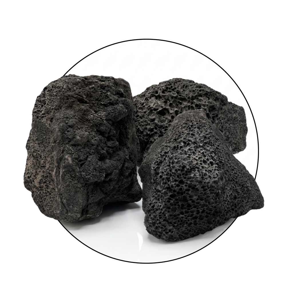 Black Exotic Lava Rocks | 2.5KG