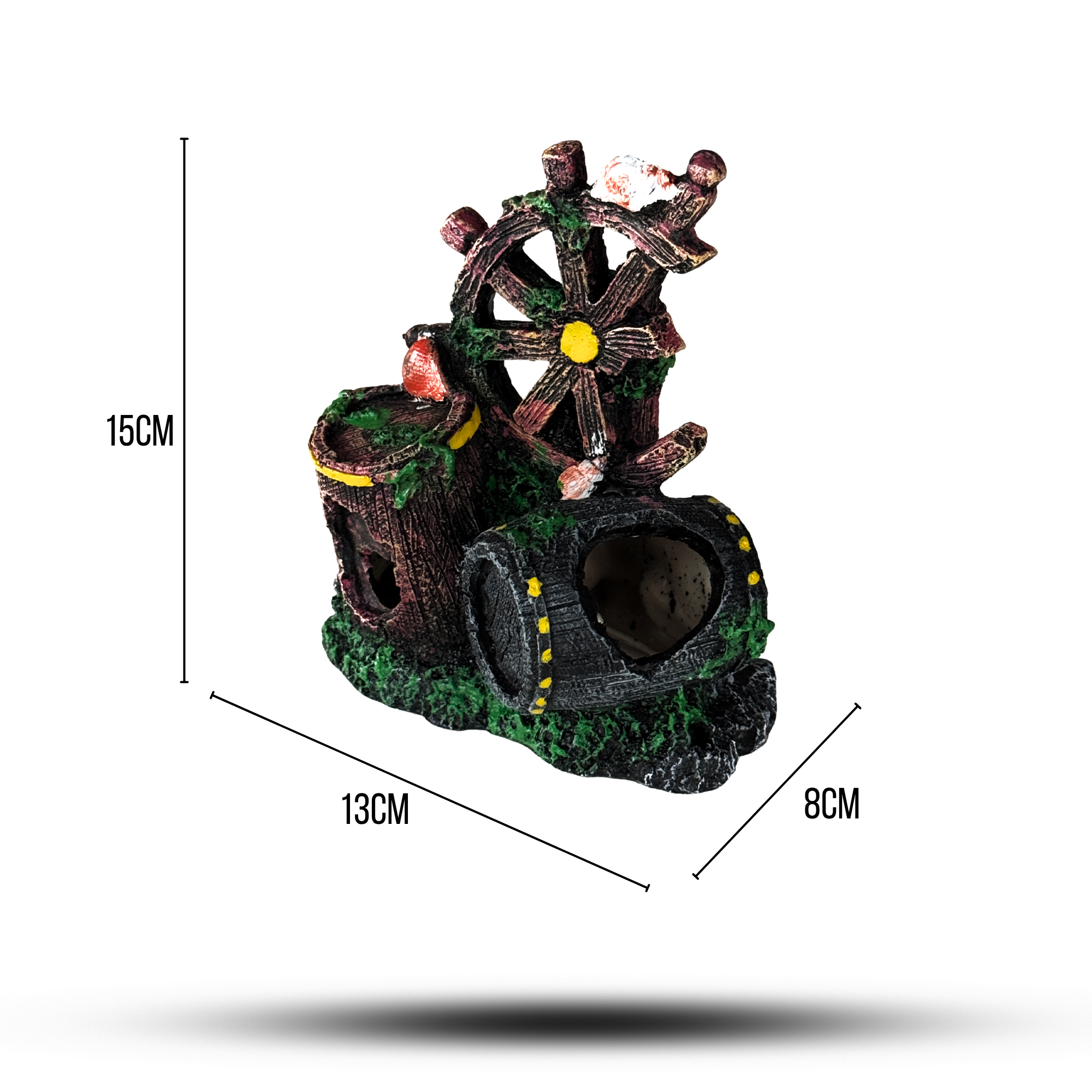 Aquatees Shipwreck Resin Aquarium Ornament