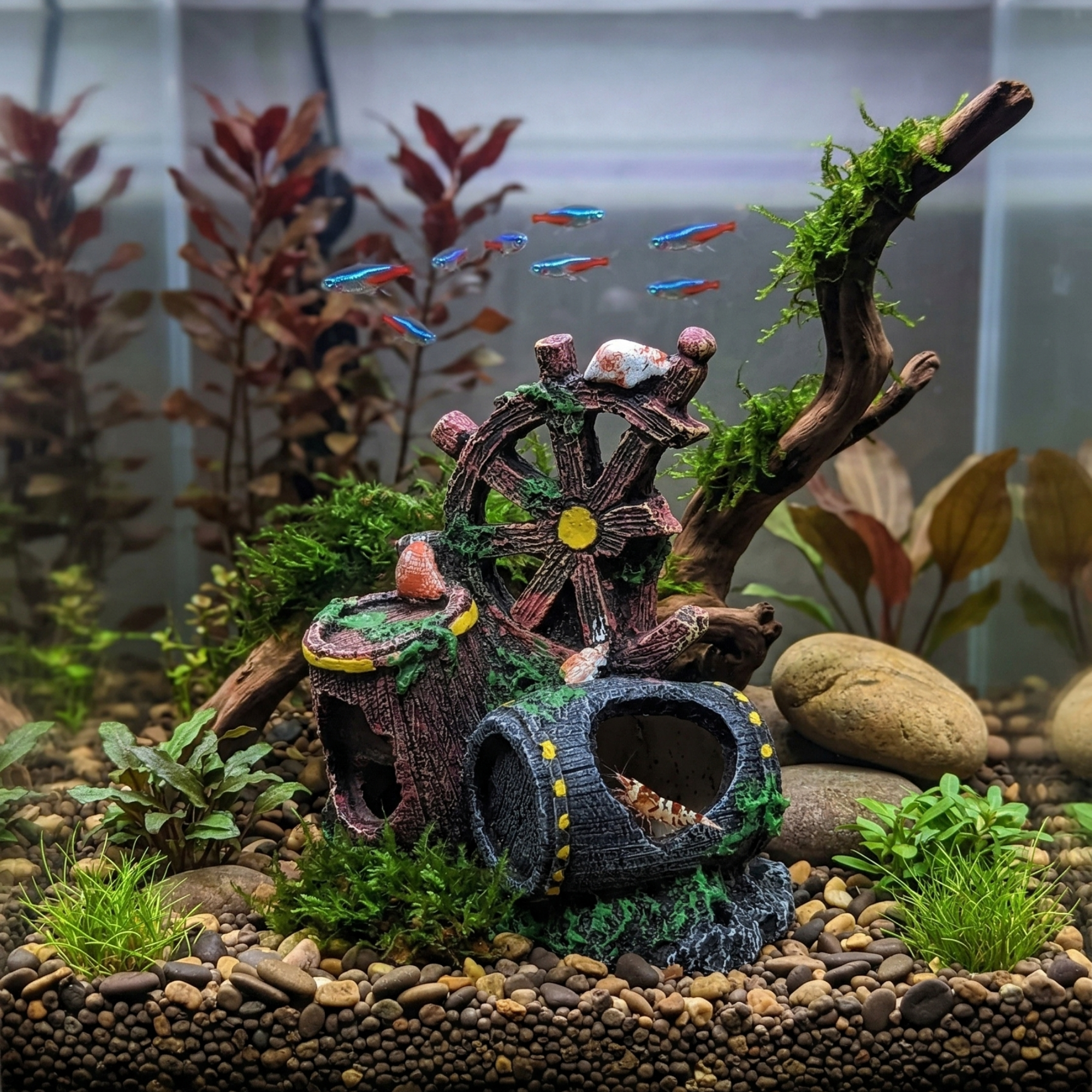 Aquatees Shipwreck Resin Aquarium Ornament