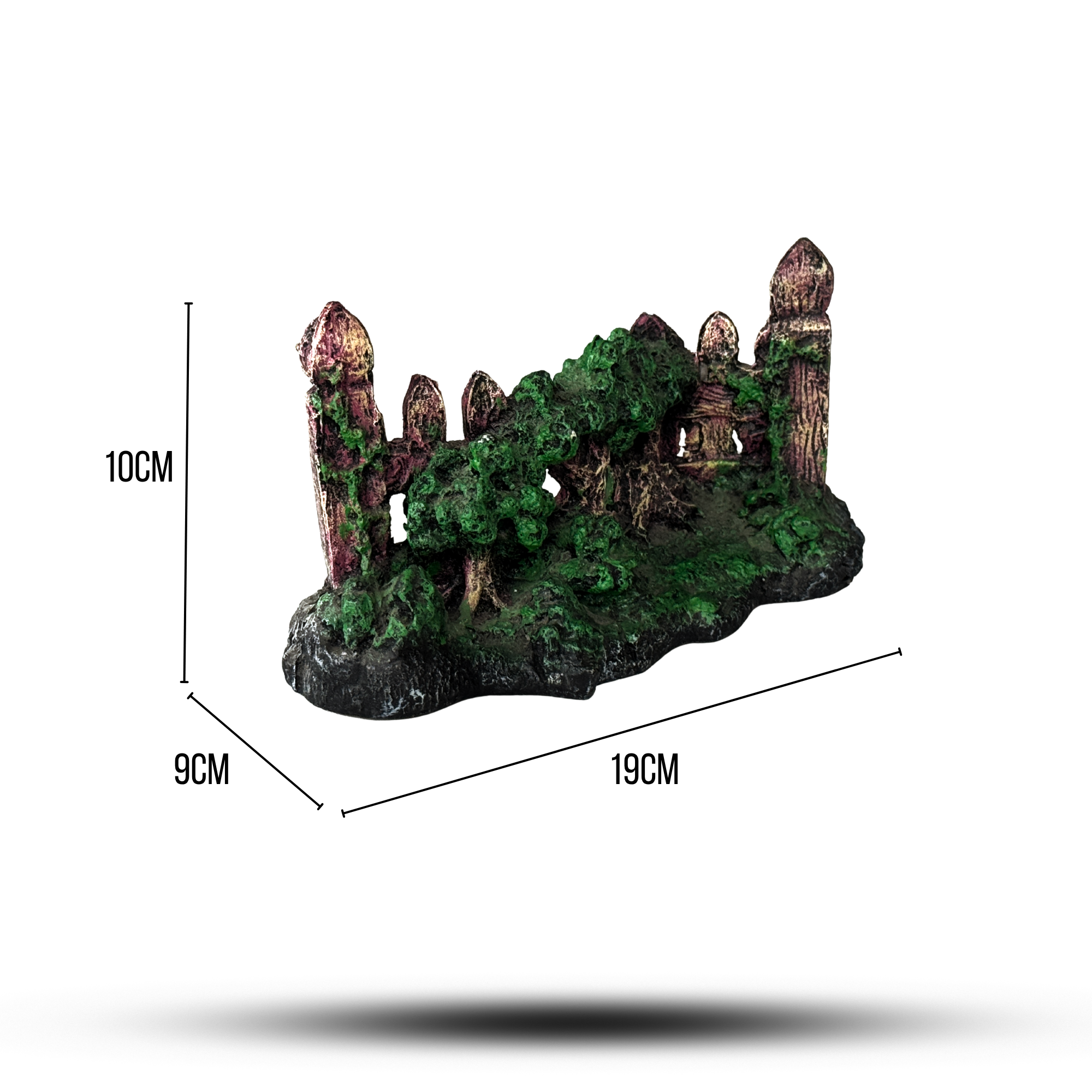 Aquatees Wonderland Gate Resin Aquarium Ornament