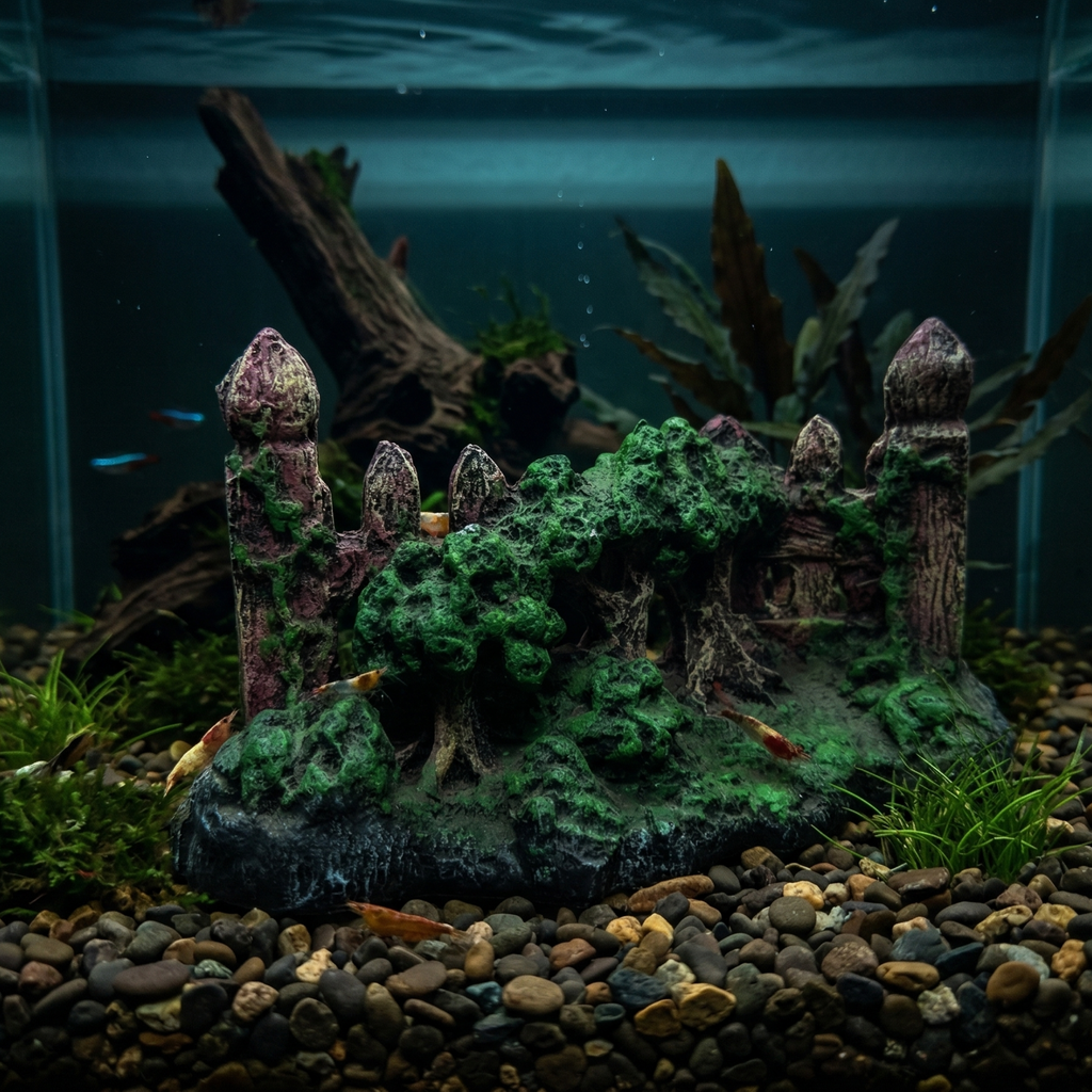 Aquatees Wonderland Gate Resin Aquarium Ornament