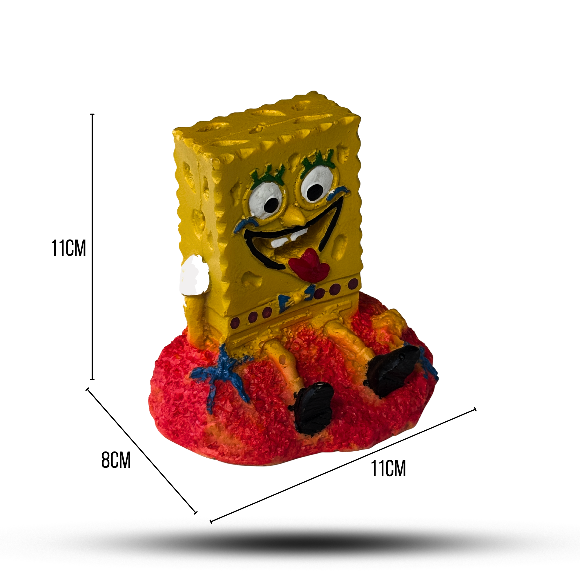 Aquatees Spongebob Resin Aquarium Ornament