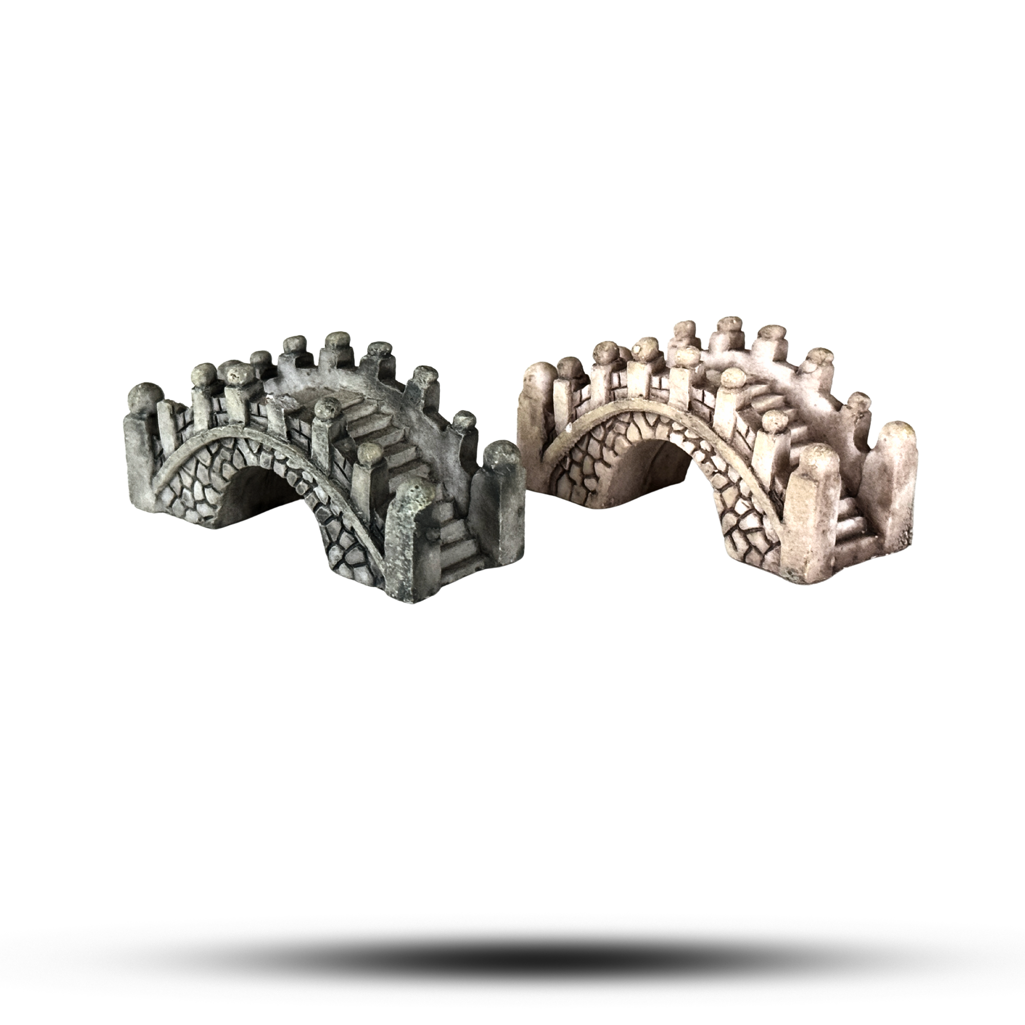 Aquatees Stone Bridge Resin Aquarium Ornament
