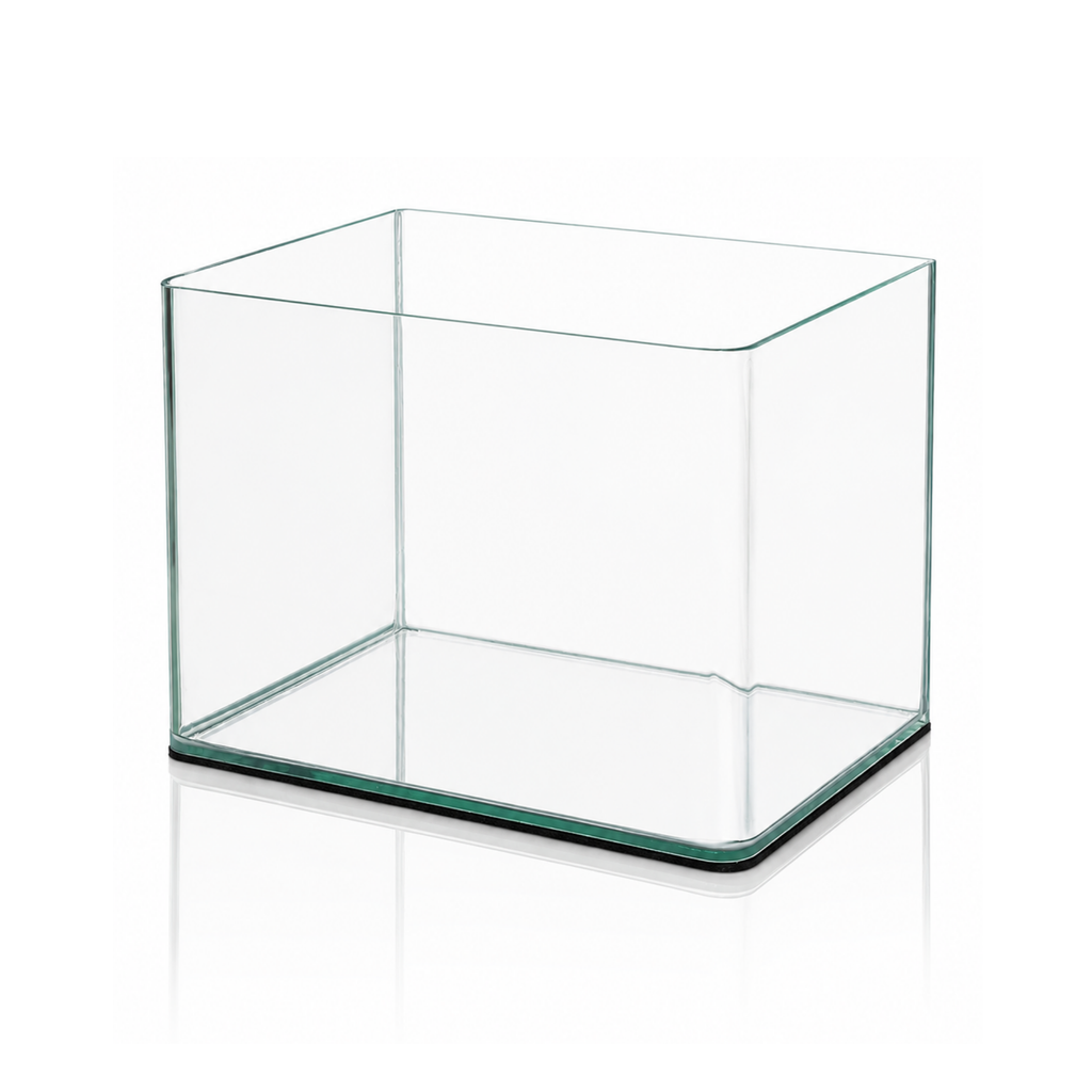 Aquatees Rimless Glass Fish Tank | 8 Liter