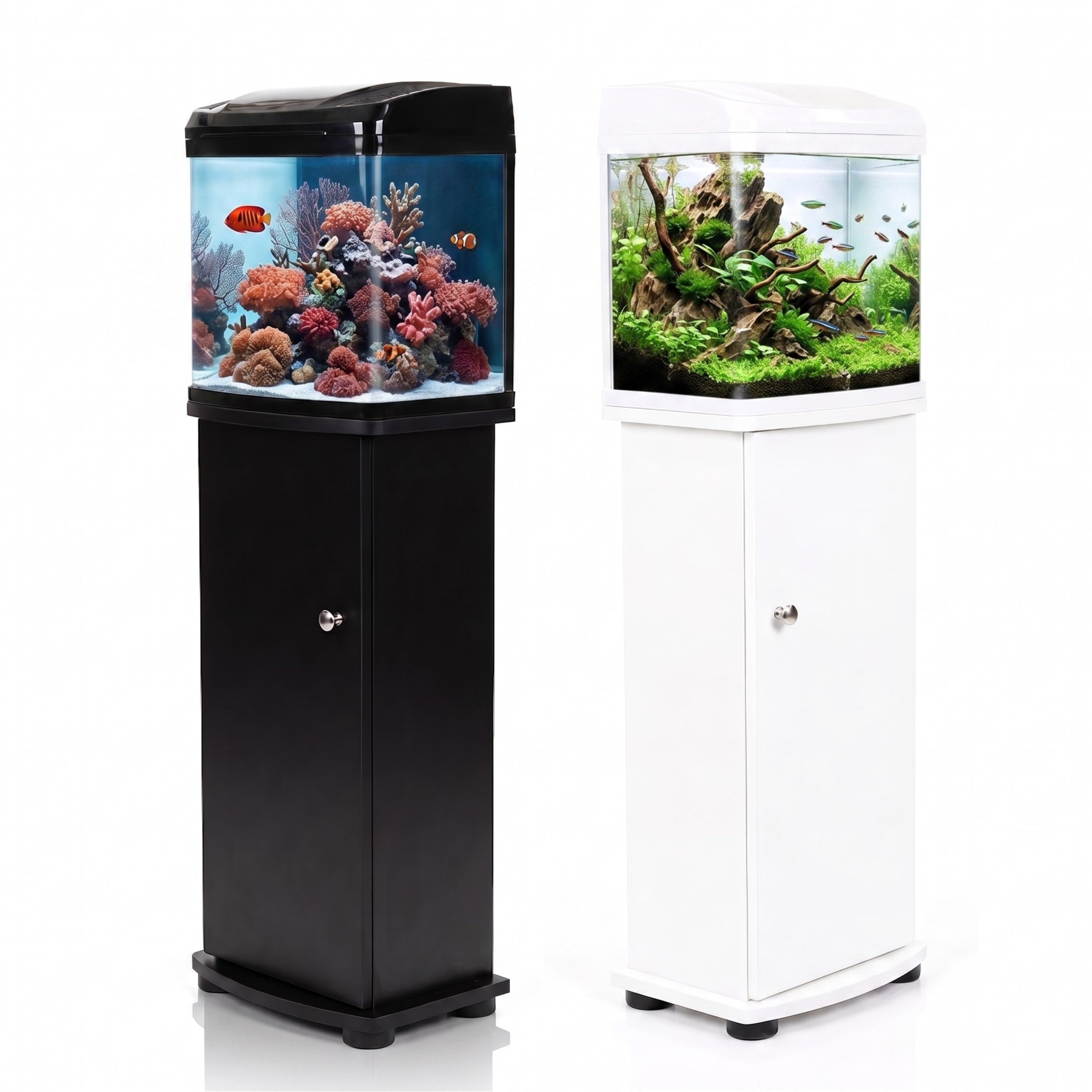 Aquatees C300 | 18L Luxury Aquarium & Integrated Storage Cabinet