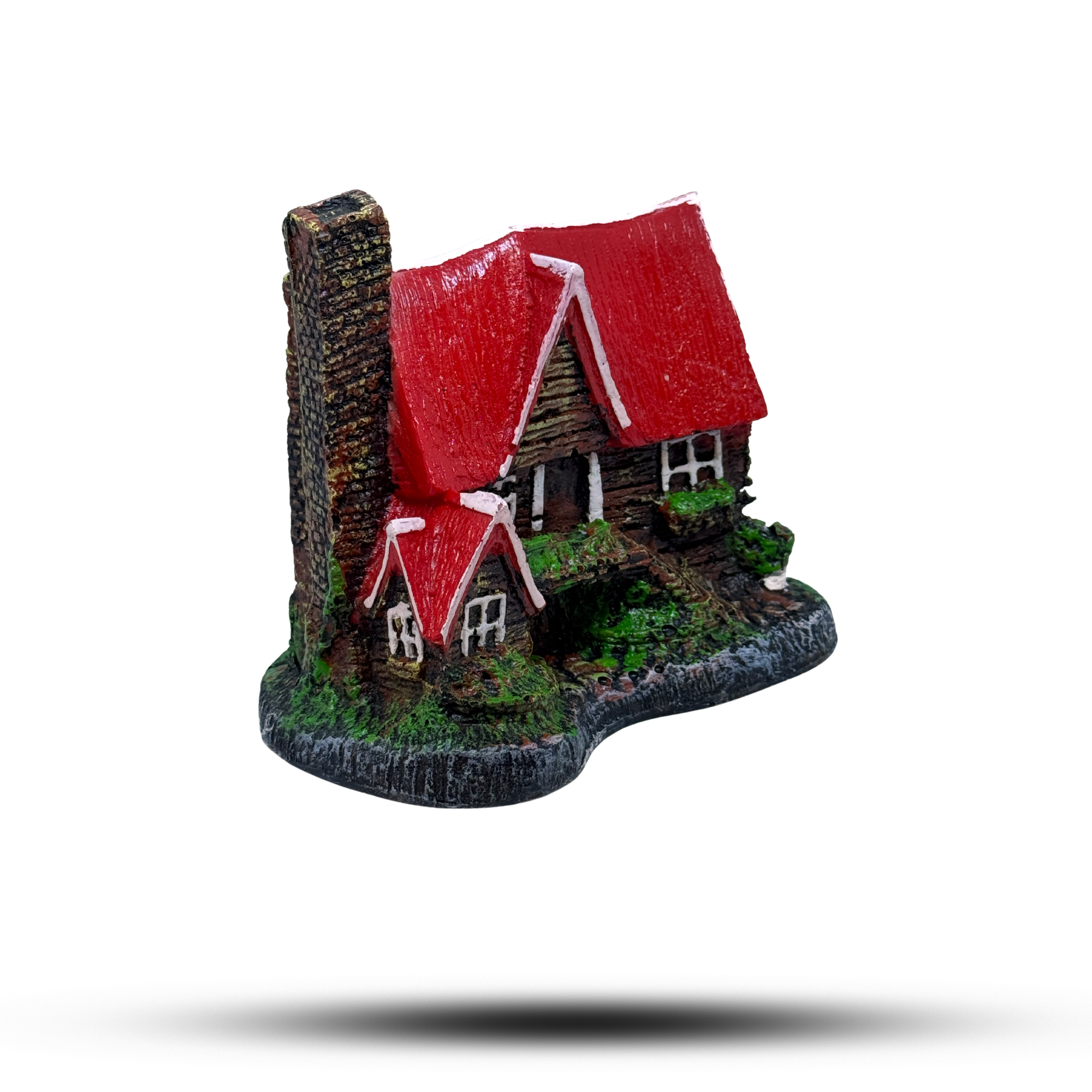 Aquatees Cottage Resin Aquarium Ornament