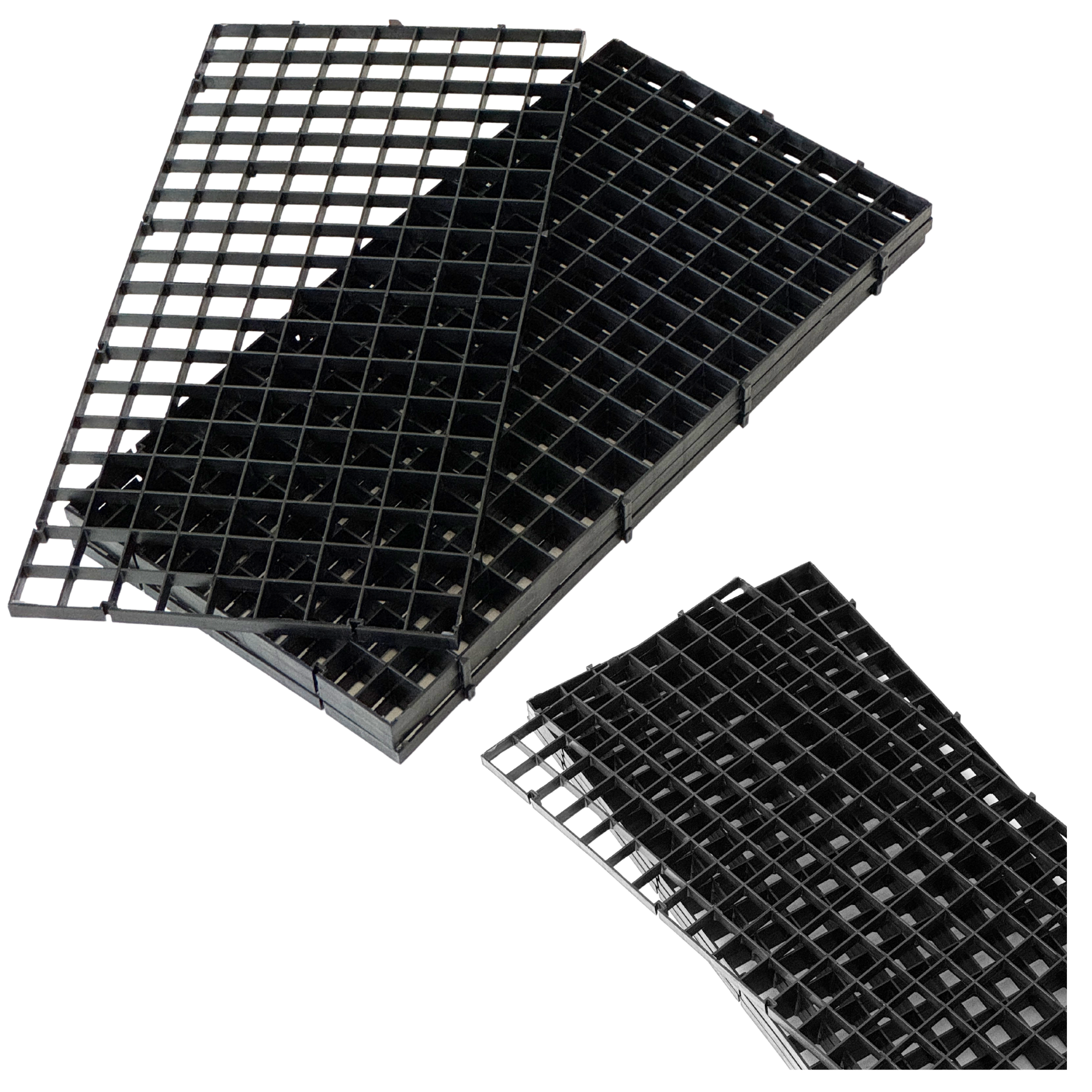 Aquatees Aquarium Egg Crate Fish Tank Grid Dividers (4 Pack)