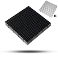 Aquatees Aquarium Egg Crate Fish Tank Grid Dividers (4 Pack)