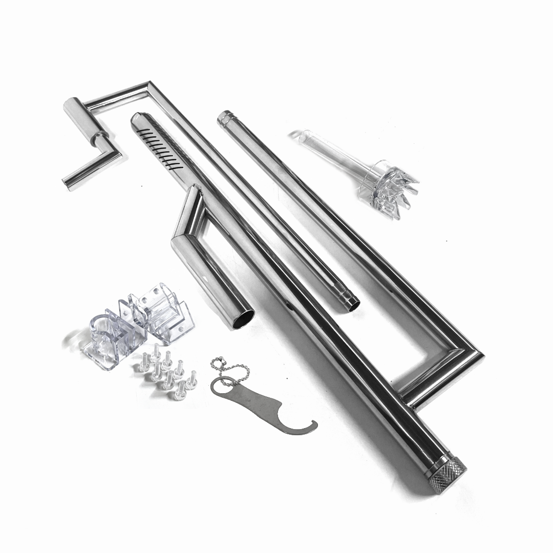Stainless Steel Lily Pipes - 16/22mm Inlet w 12/16mm Outlet