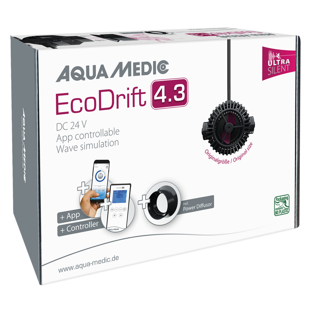 Aqua Medic EcoDrift  App-Control Current Pump and wave simulation
