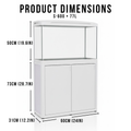 CLEARANCE: Aquatees RIVO Tanks | Premium Aquarium & Cabinet Set