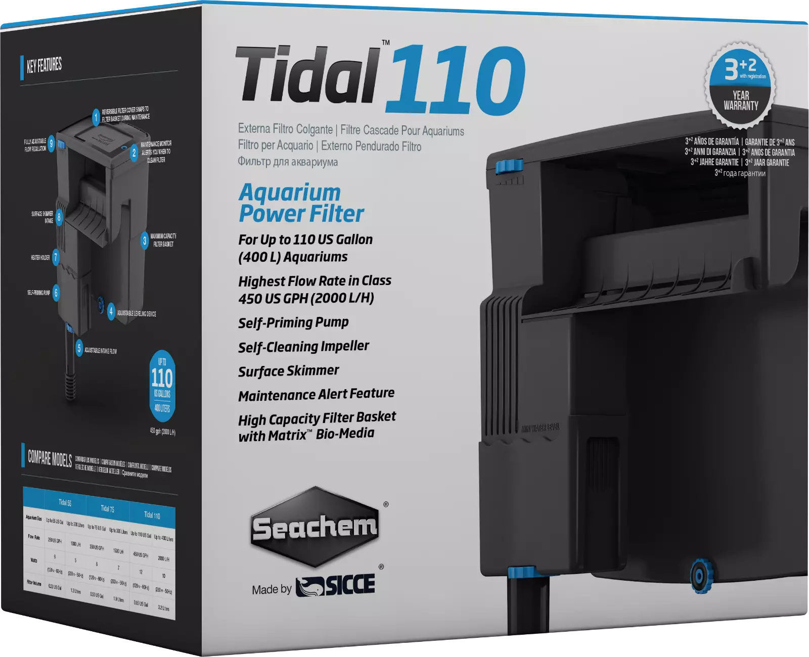 Seachem Tidal Power Filter 110